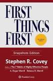 leadership books - first things first