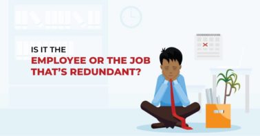 is it the employee or the role that is redundant?